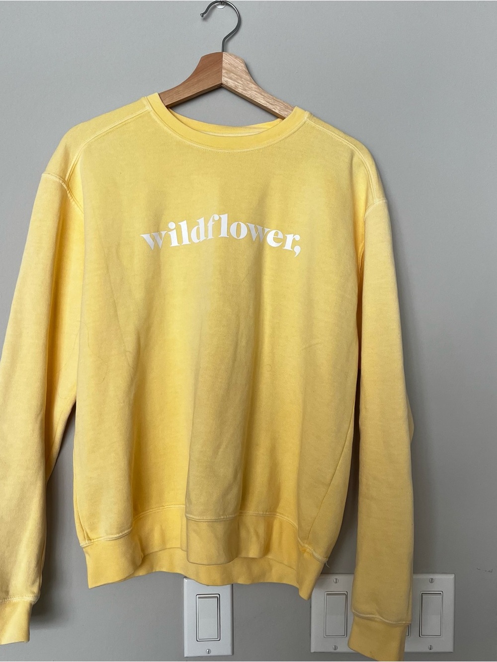 Wildflowers Sweatshirt (Yellow - M)